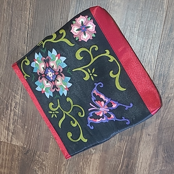 Perfume River Embroidered Foldover Clutch - Picture 2 of 5